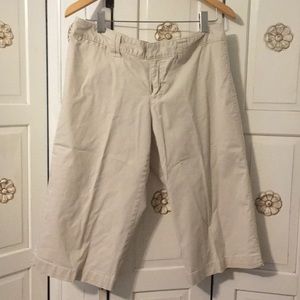 London Jean Wide-Leg Capris